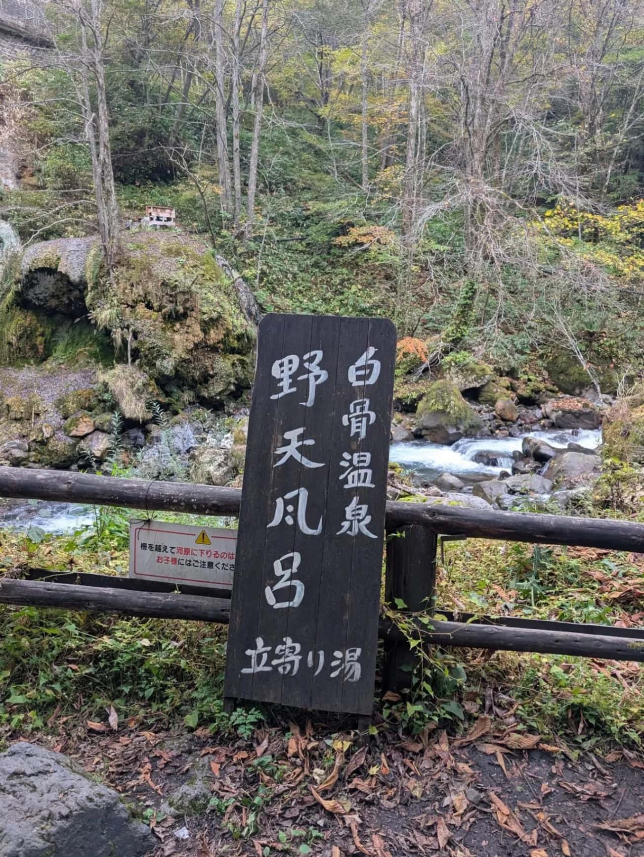 白骨温泉公共野天風呂