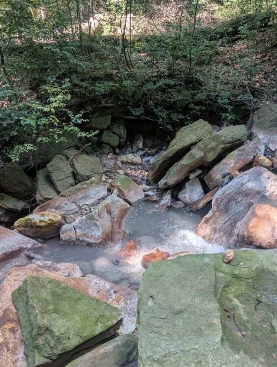 霧島温泉最古の岩風呂 目の湯 - 3